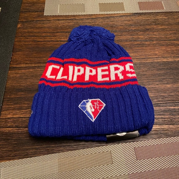 PRICE IS FIRM Brand new Los Angeles Clippers beanie 75th Anniversary - Picture 2 of 2